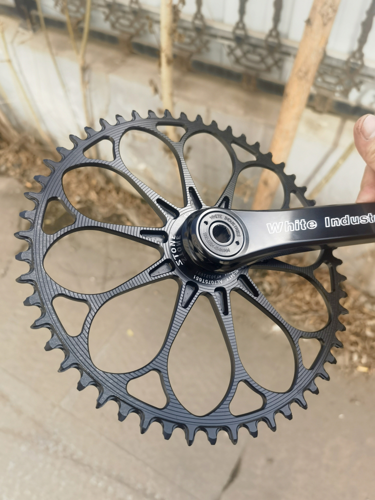 Stone Round Bike Chainring for White Industries industry R30 Crank 40T To 56T Cycling Bike Chainwheel for Road Bike for Brompton Folding Bike