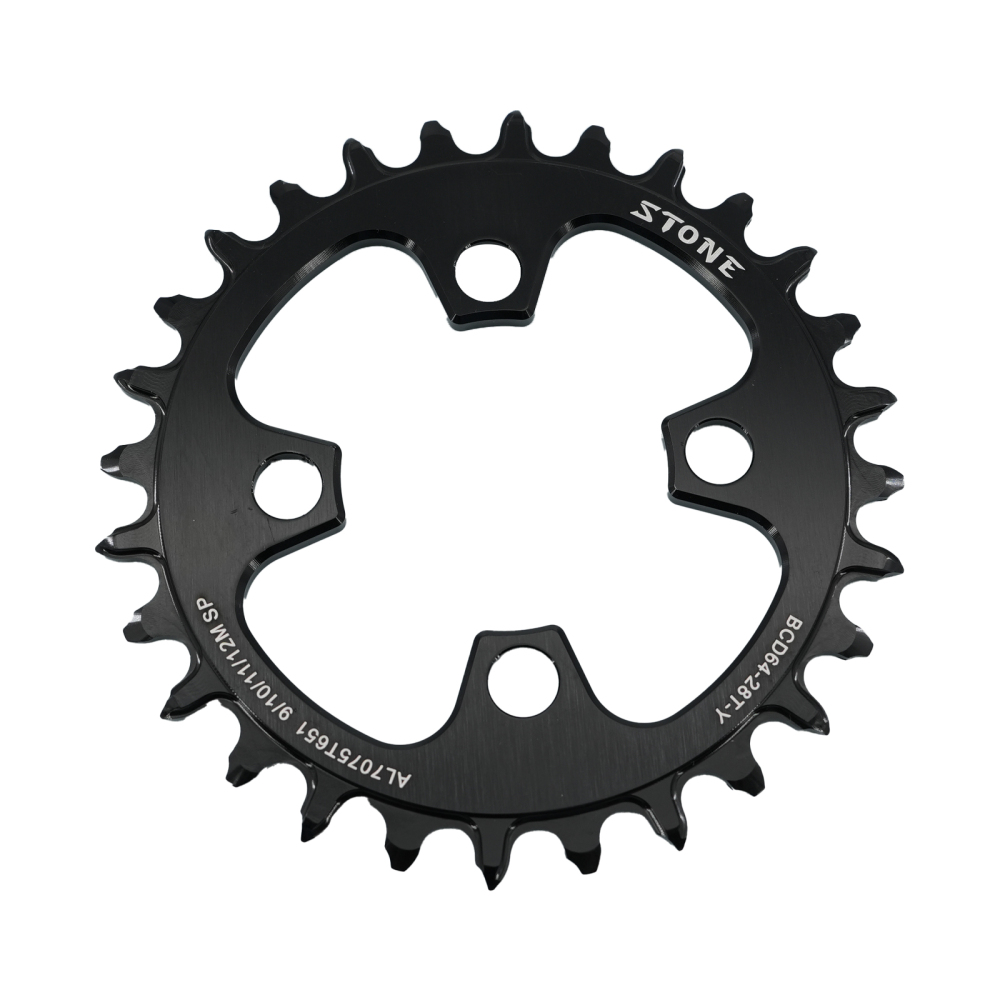 Stone Chainring 64BCD Oval Round for Shimano XTM780 M785 BMX 22T 24t 26t 28T MTB Bike Replace Inner Chainwheel Tooth Plate