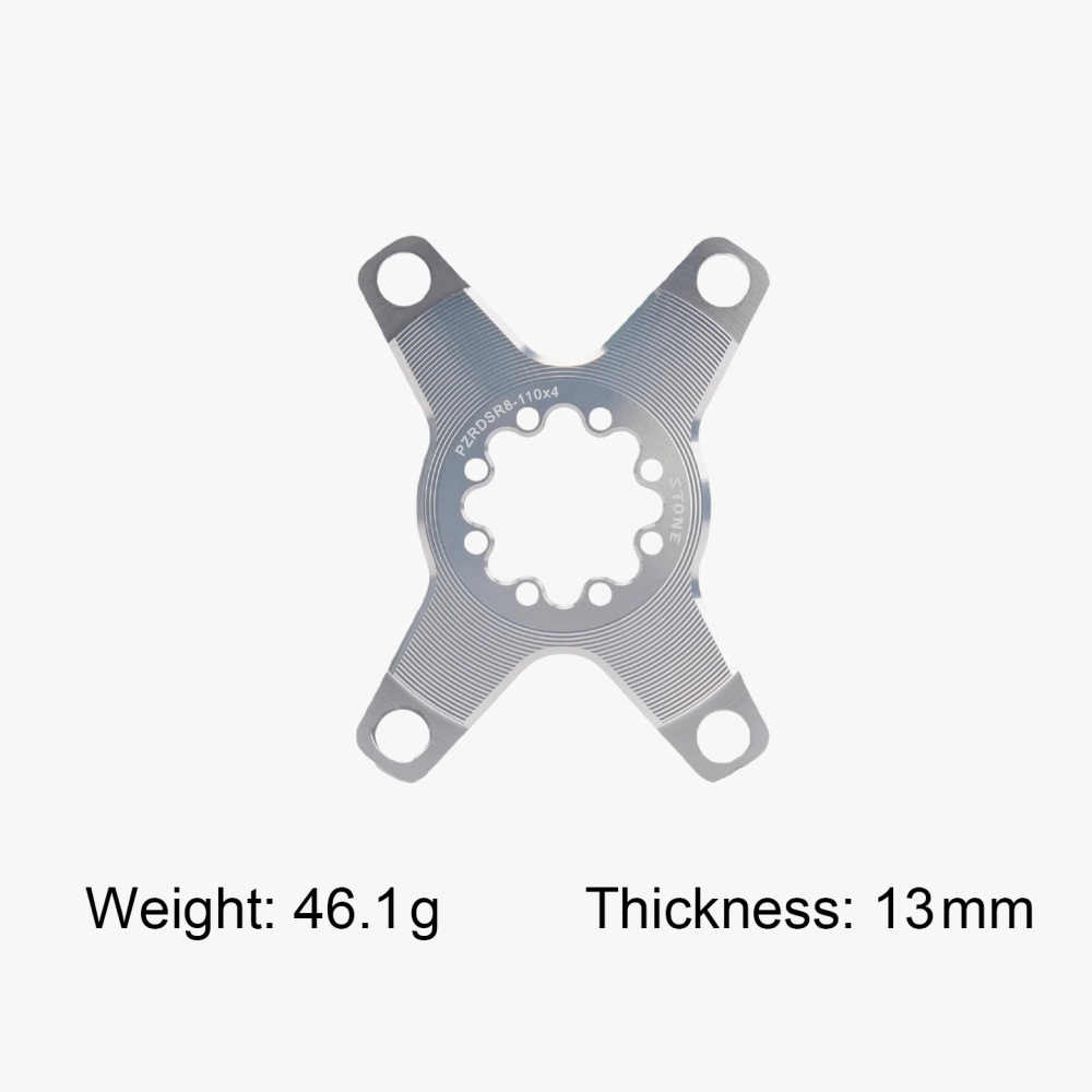 Stone AXS Chainring Adapter Converter Spider 110BCD for Sram Force Red Etap QUARQ Road Bike Gravel 12S Crank 105 R8000 8 bolts pins 2x r7000 r800 r9100 r7100 r8100 r9200 AXS Flattop T-type 8 bolts pins XPLR 12s 13s