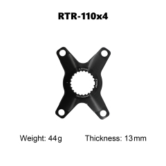 RTR-110BCD 4 arms hollow black
