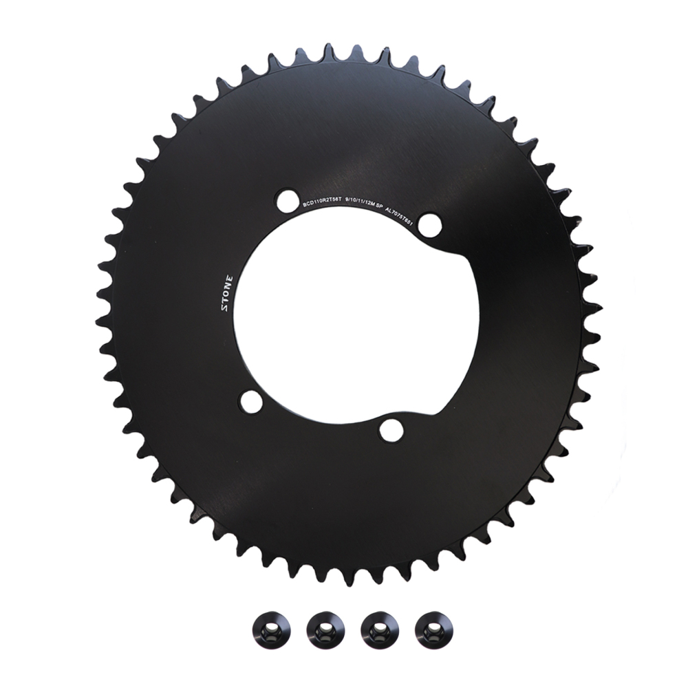 Stone 110BCD Oval Chainring  Narrow Wide Tooth for Shimano 105 R7100 UT R8100 DA R9200 110 Bcd 34 40 42T 46T 48 50T 54 56 58T Road Bike 9-12 Speed