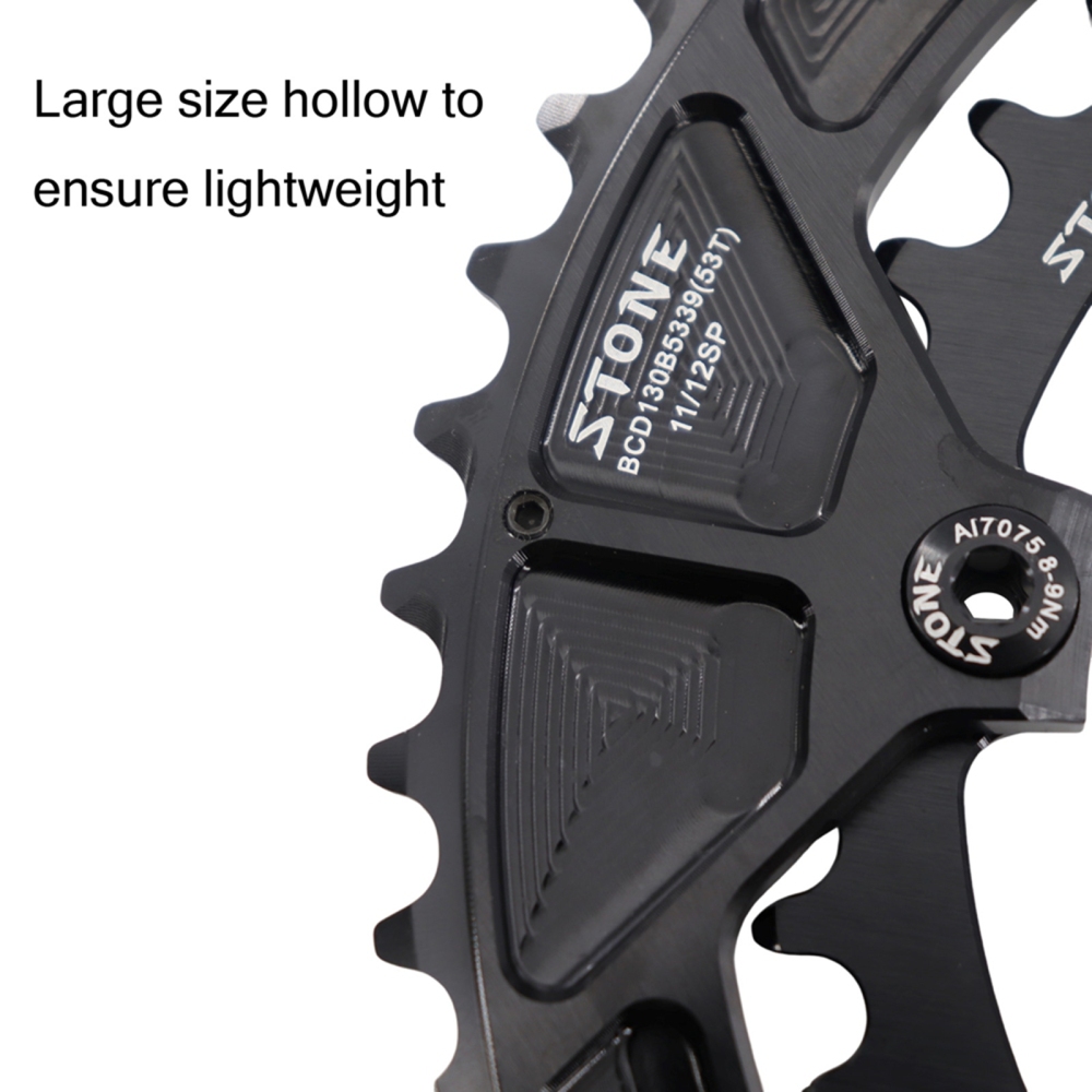 Stone 130bcd Round Double Chainring for Shimano 11s 12s Road Bike Folding Bike for Sram 11 Speed 58-44T 56-42T 55-40T 54-40T 53-39T