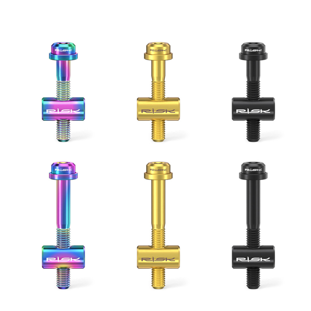 RISK Titanium Alloy Stem M5x30/40mm Handlebar Seatpost Fixed Screws
