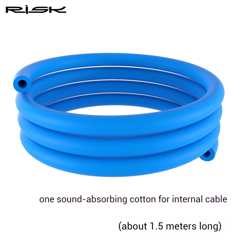 RISK bicycle internal cable routing frame sound-absorbing foam tube mountain bike road bike noise reduction sponge tube protective sleeve