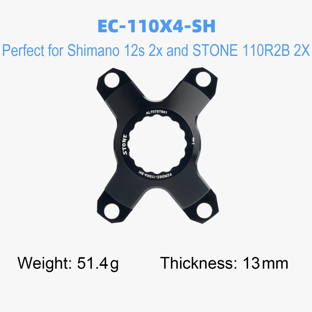 Stone Chainring Adapter Spider for EASTON EC90SL To 110BCD 4 5 Bolts for ELILEE XXE GP3 EC90 4700 5800 6800 R7000 R8000 R9100 R7100 R8100 R9200