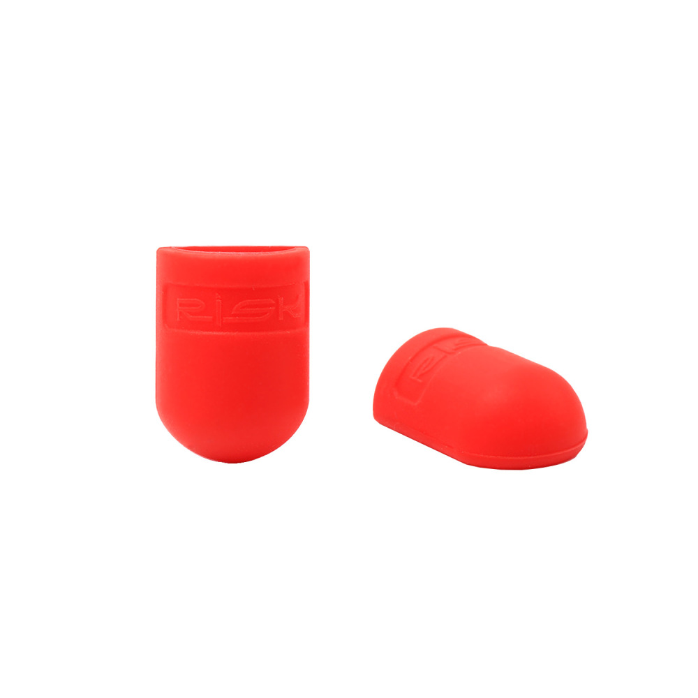 RISK Road Bike Shifter Protector Cover Bicycle Shifter Sleeve Colorful Silicone Cover Brake Lever Cover
