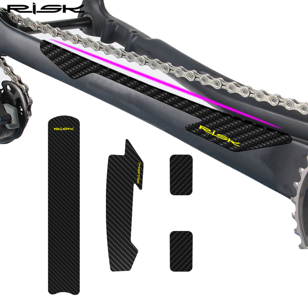 RISK Bicycle Chainstay Protector Mountain Bike Road Bike Frame Protection Sticker Chain Guard Scratch Protection