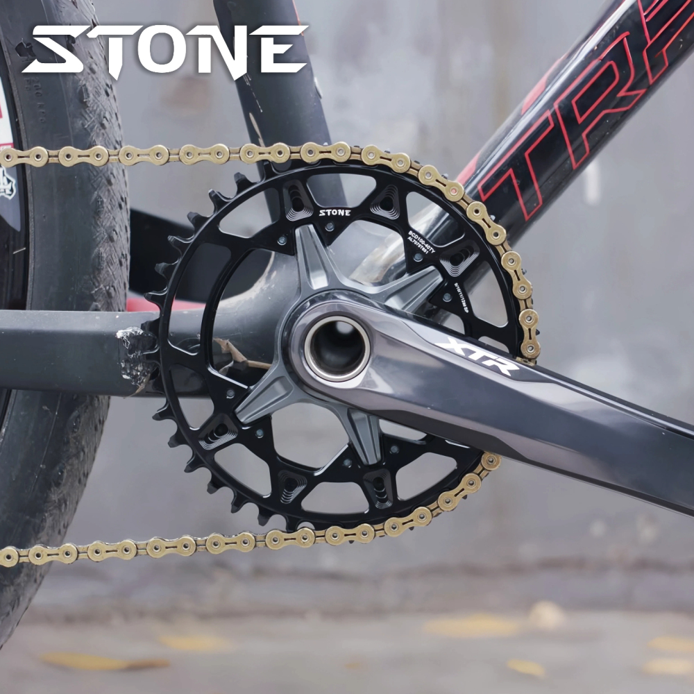 Stone 100 BCD Round Chainring for SLX M7100 XT M8100 MTB Mountain Bike 100BCD M7120 M7130 M8120 M8130