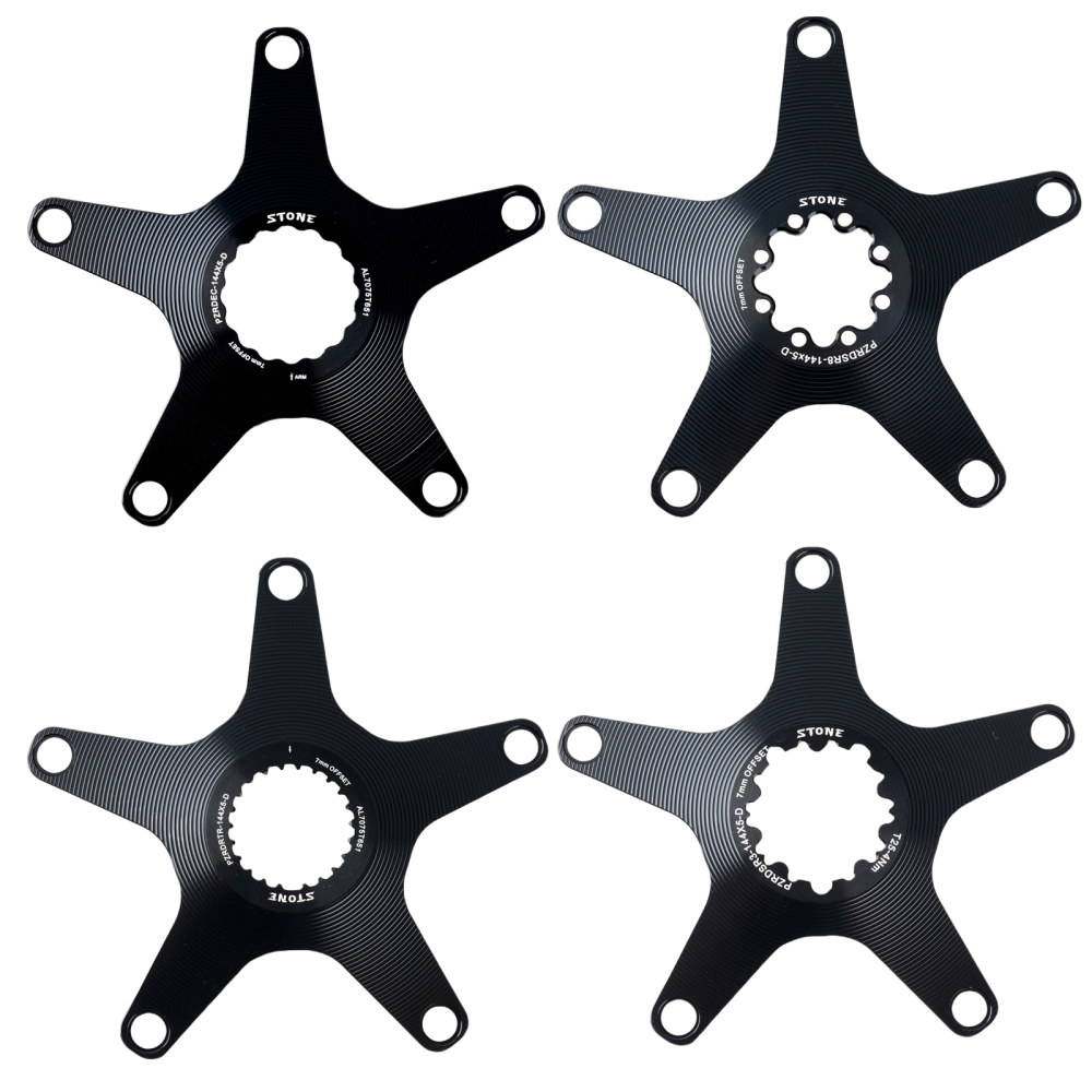 STONE bike chainring spider 144bcd for crankset 3 pins 8 pins bolts EC90 XXE GP3 kapic aldhu vegast for sram for rotor for easton direct mount axs flattop FORCE RED single speed 1x AXS Flattop T-type 8 bolts pins