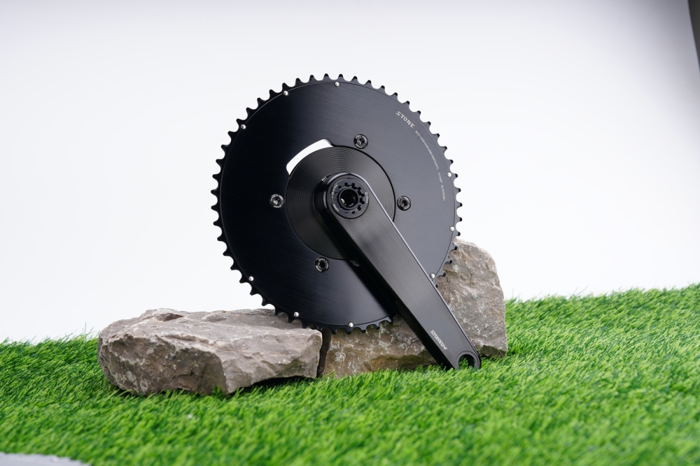 Stone Double Chainring 110BCD for SRM PowerMeter PM7 PM9 Crankset 5800 6800 4700 9000 Round Aero 50 34T 52 36T 53 39T 54 40T Road Bike