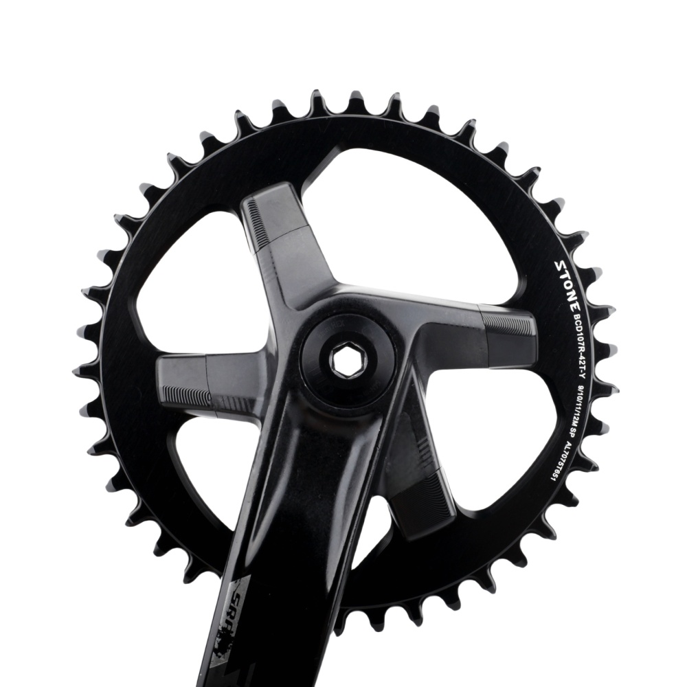 STONE Chainring Decoration Bolts Cover for Sram Rival BCD107 12-Speed Crank Single Chainring Decor Caps