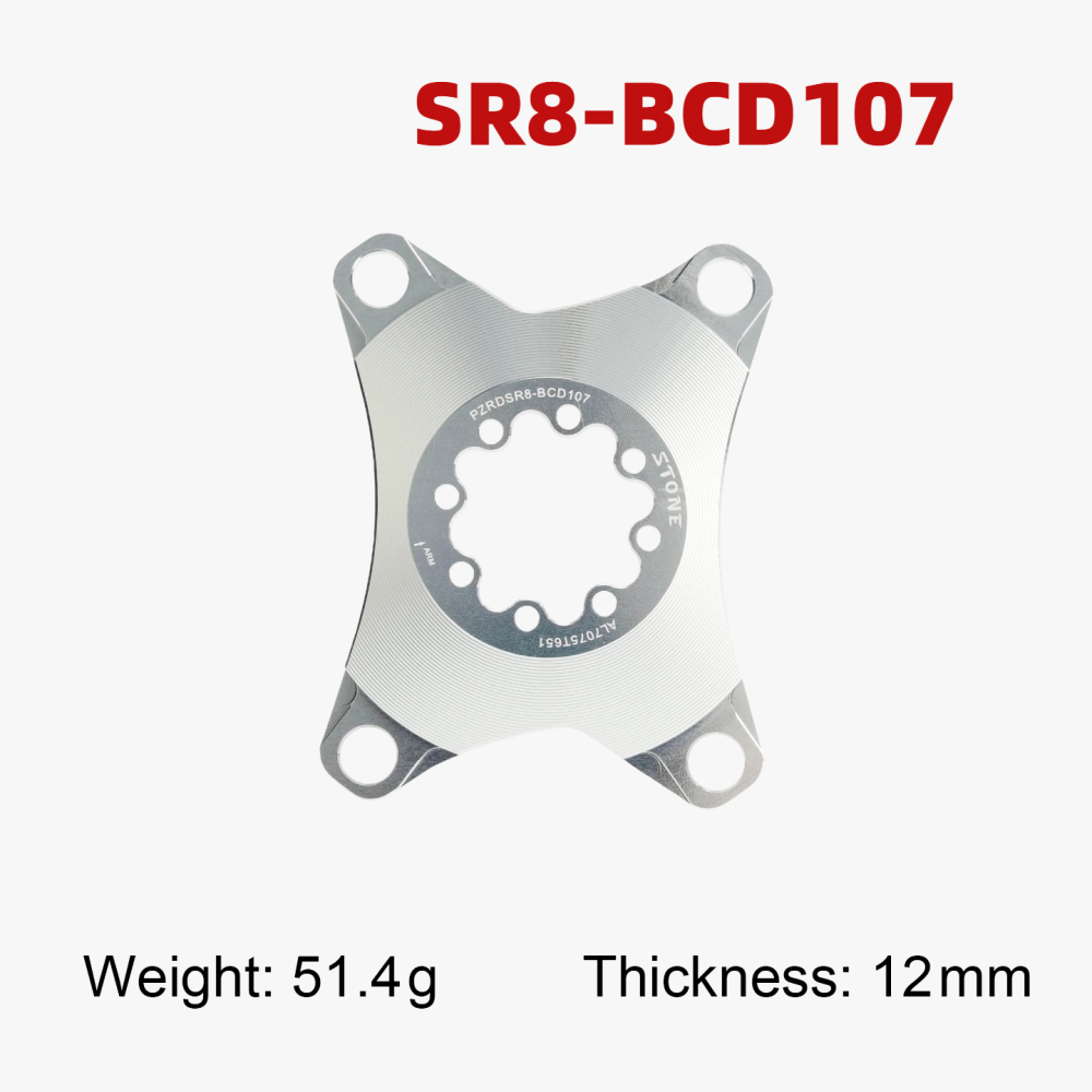 STONE 107BCD Bike Double Chainring Round 2X for Sram FORCE ETAP Flattop AXS 12S 46T 48T 33 35T 50T 37T 52T 39T 54T 41T Circle