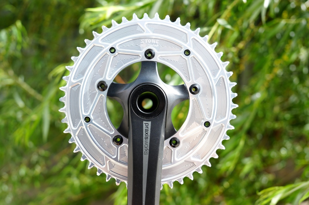Stone 110bcd Round Chainring 4MM Offset Aero for Force Red Rival S350 S900 42t To 60t Road Bike for Sram Cx Gravel Quarq 5 Arms 12s 12 Speed
