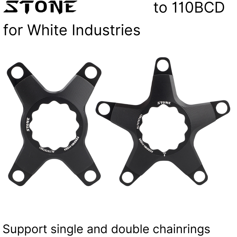 Stone Bike Chainring Spider Adapter for White Industries R30 M30 To 110BCD 4 Bolts 4arm 5arm 5800 R7000 R8000 R9100 R7100 R8100 R9200
