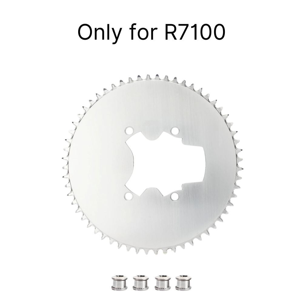 STONE 110BCD Aero Full-Cover Chainring for Shimano R7100 / R8100 / R9200 44 60T