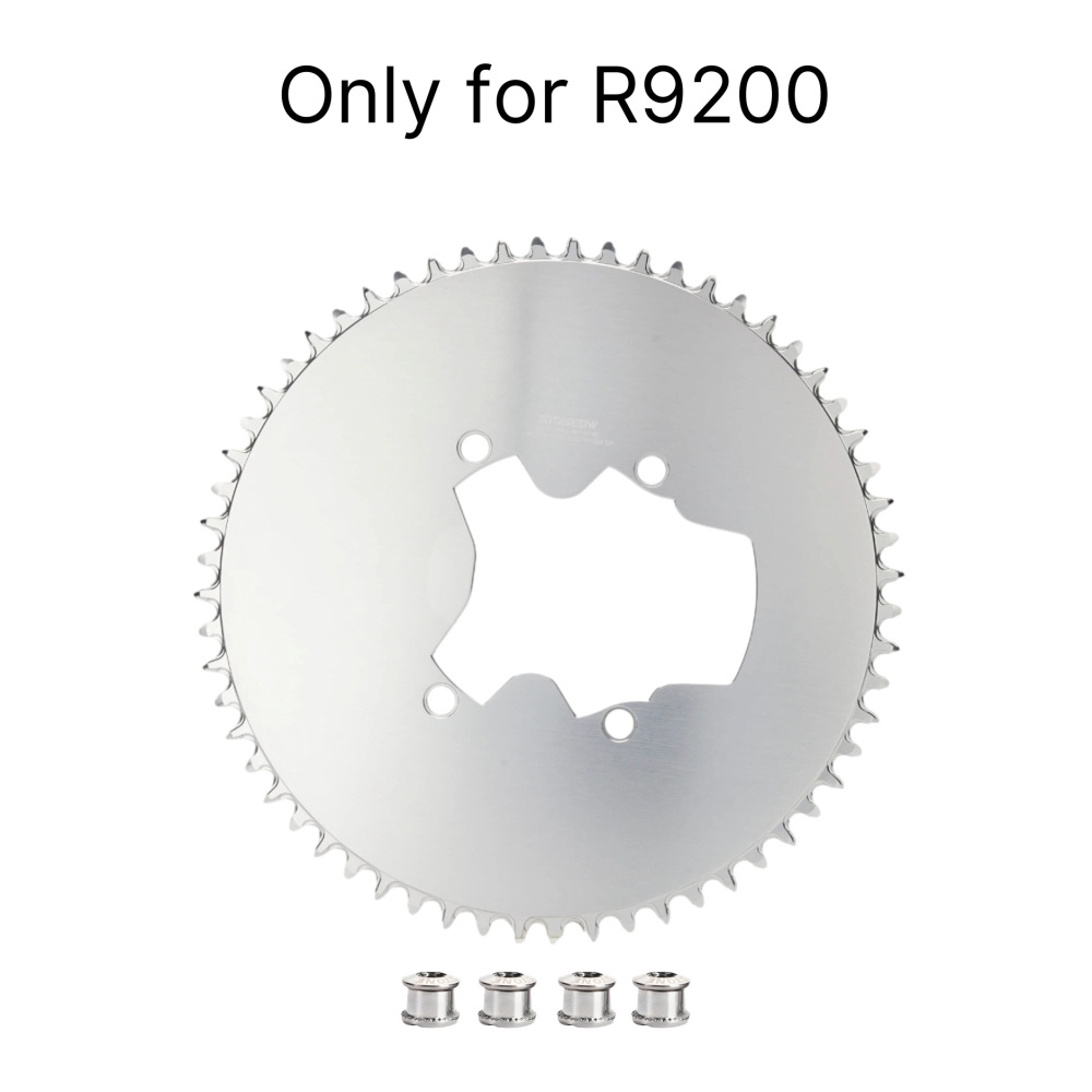 STONE 110BCD Aero Full-Cover Chainring for Shimano R7100 / R8100 / R9200 44 60T