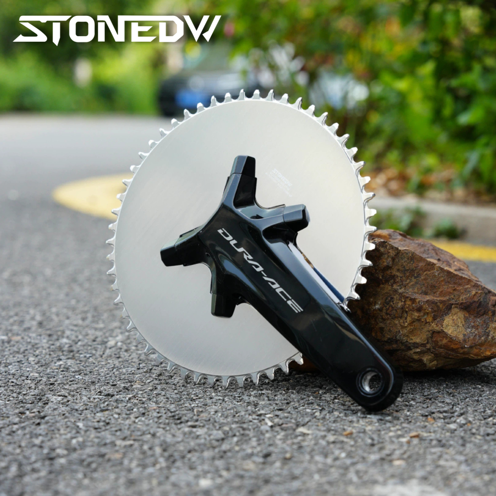 STONE 110BCD Aero Full-Cover Chainring for Shimano R7100 / R8100 / R9200 44 60T