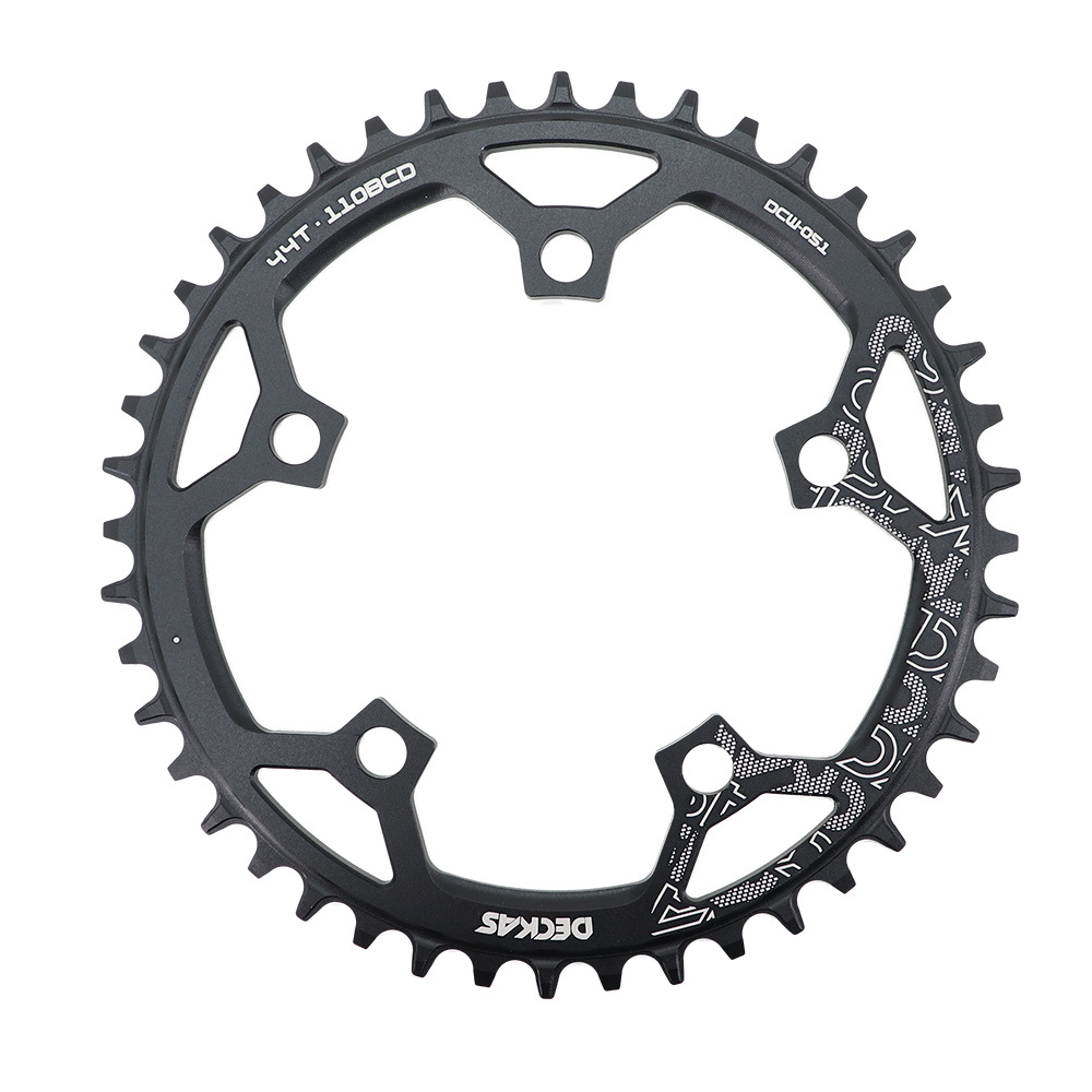 Deckas Chainring Round 110BCD for force red rival s350 s900 36 38 40 42 Tooth Road Bike for sram cx gravel quarq 5 arms 110 bcd