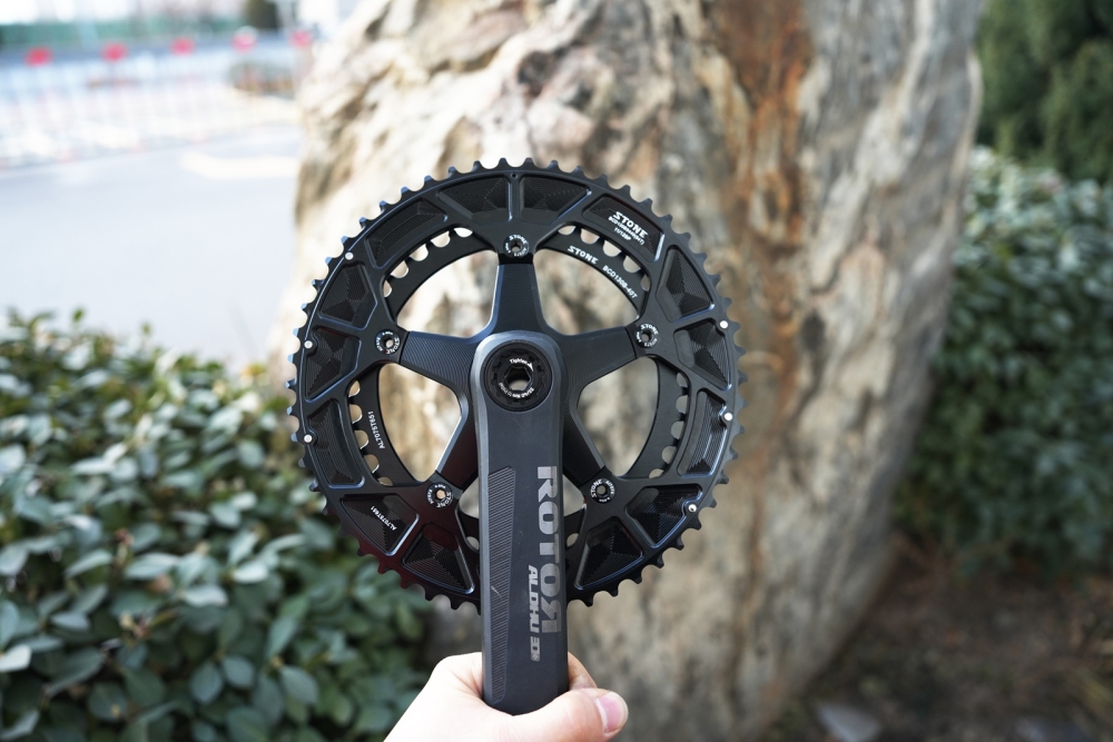 Stone 130bcd Round Double Chainring for Shimano 11s 12s Road Bike Folding Bike for Sram 11 Speed 58-44T 56-42T 55-40T 54-40T 53-39T