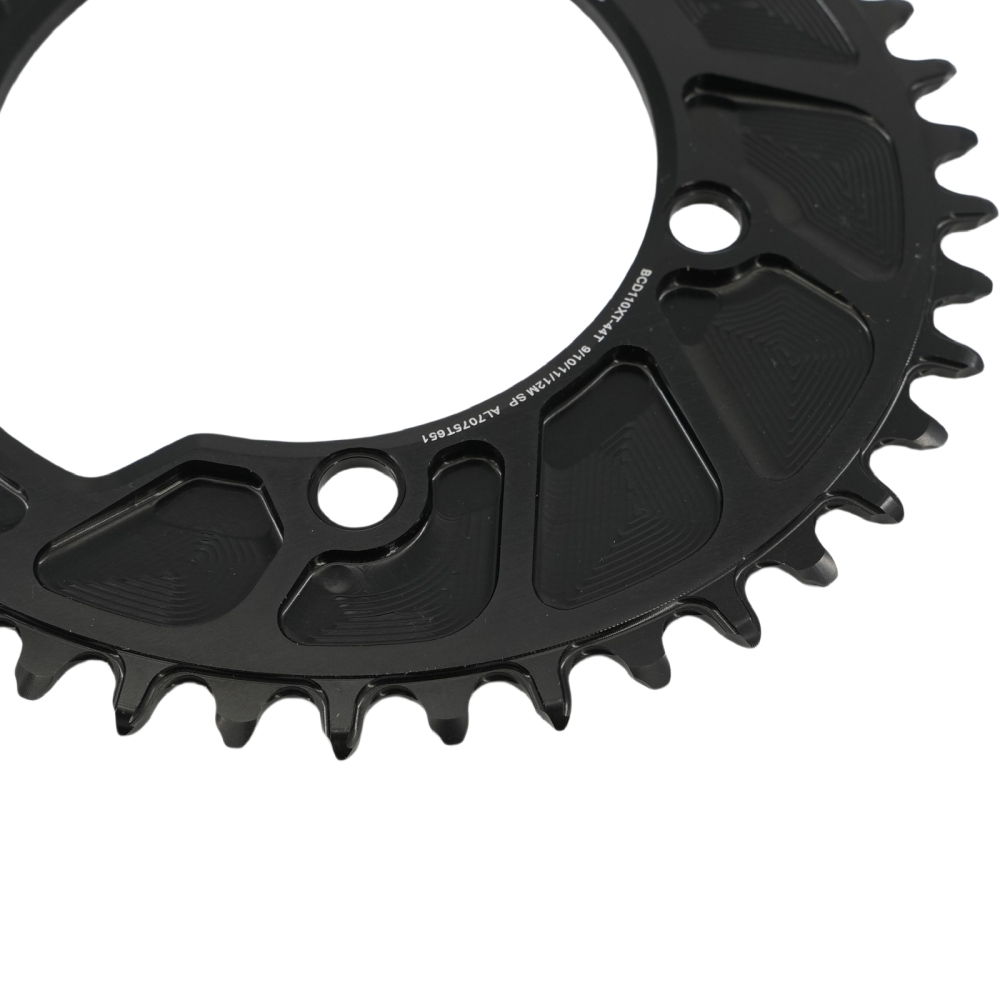 Stone Chainring 110 BCD for Shimano 4700 5800 6800 9000 Oval 34 36 38 40 42 44 46 48 58T 60T Narrow Wide Road Bike 110bcd