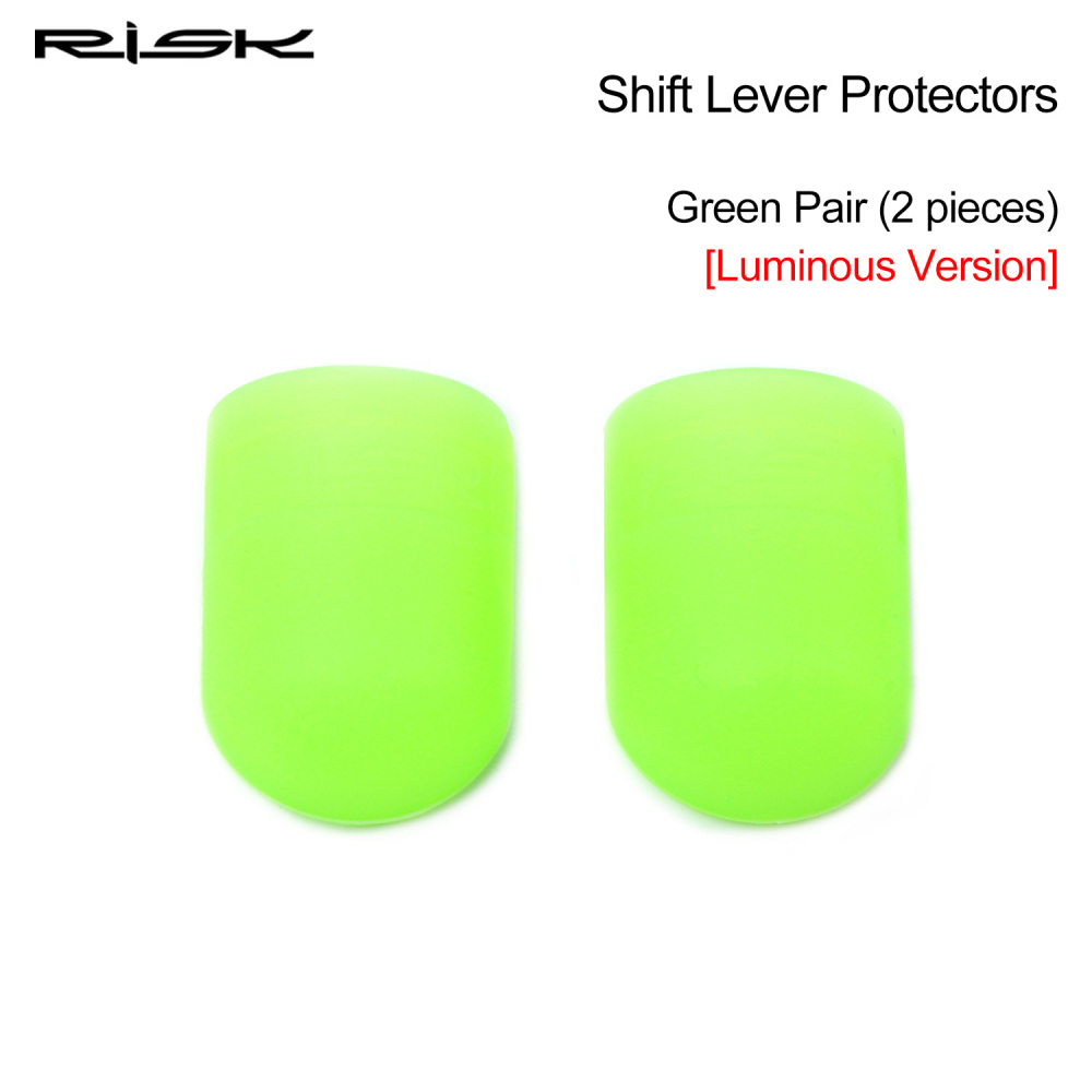 RISK Road Bike Shifter Protector Cover Bicycle Shifter Sleeve Colorful Silicone Cover Brake Lever Cover
