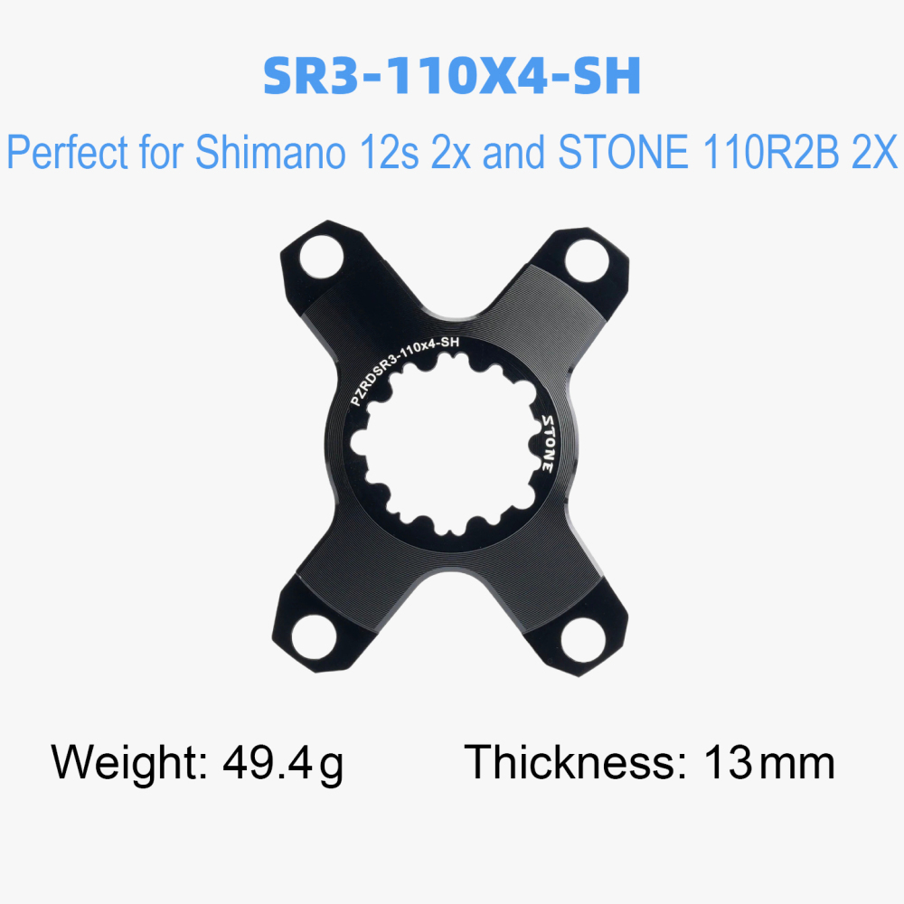 Stone Chainring Spider Adapter Converter GXP To 110BCD 4 bolts 5 Arms for Sram FORCE RIVAL RED Road Bike Crank for 1x 2x direct mount 3 bolts pins