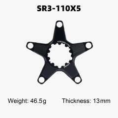 SR3 to 110-5 hollow black