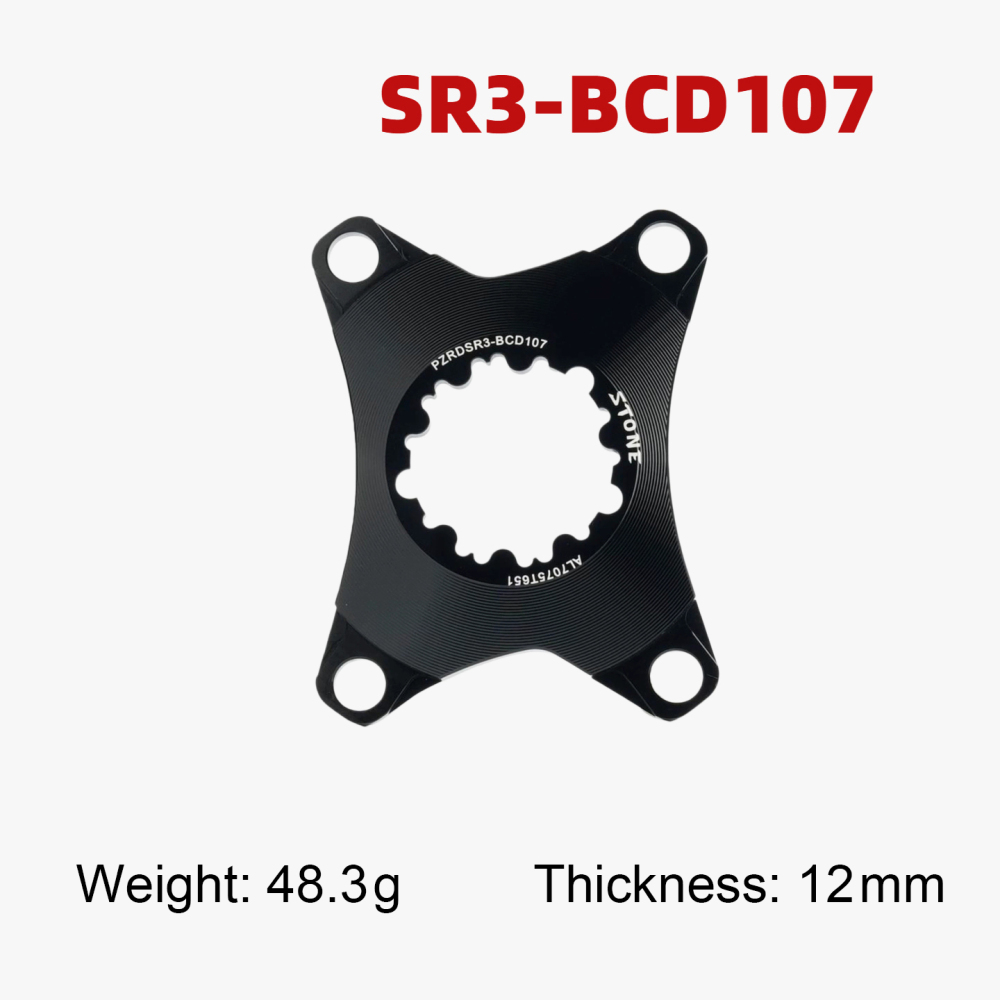STONE 107BCD Bike Double Chainring Round 2X for Sram FORCE ETAP Flattop AXS 12S 46T 48T 33 35T 50T 37T 52T 39T 54T 41T Circle