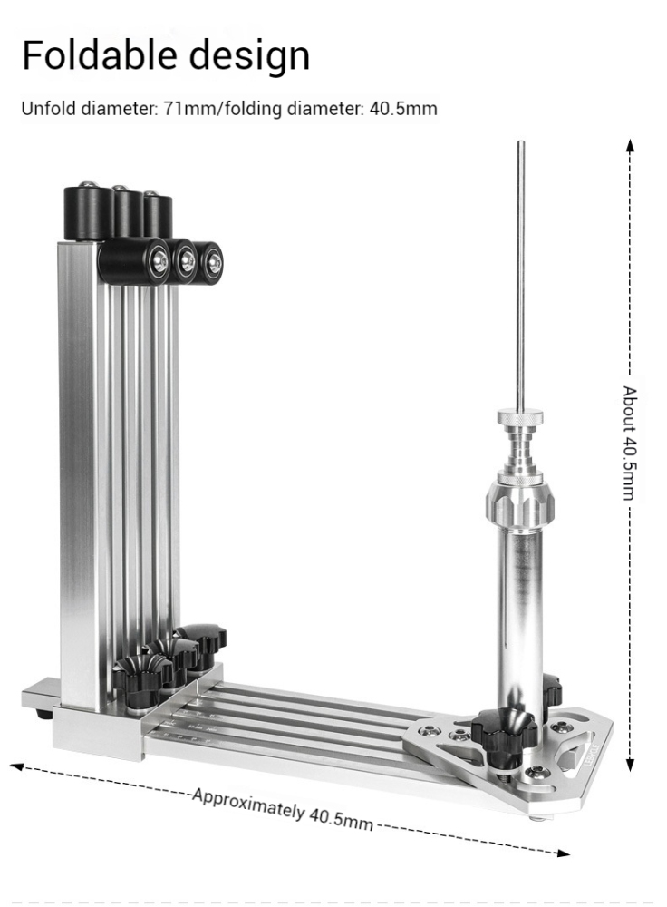 LEBYCLE Bicycle Wheel Building Stand for Mountain and Road Bike Wheelsets - Hub Spoke and Rim Lacing Tool