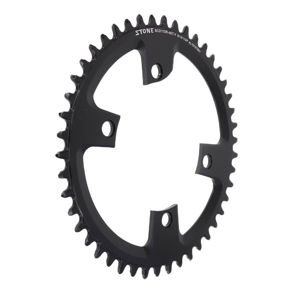 Stone Round Chainring 110 BCD for Shimano 105 R7000 R8000 R9100 110bcd 34T 40 46T 48 50T 54 56 58T 60 Road Bike 12s 12 speed ULTEGRA DURA-ACE