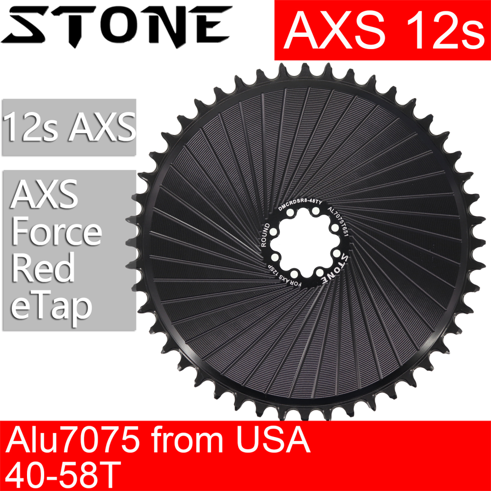 Stone 12s AXS Chainring flattop for DUB Force Red Direct Mount DM Chainring Chainwheel for Sram for Road Bike AXS 12 Speed 8 bolts non axs