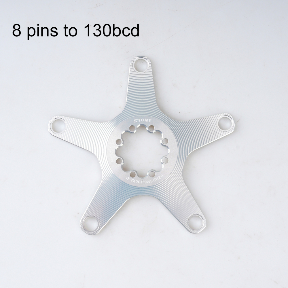 STONE bike chainring spider 1x speed 130bcd for crankset 3 pins 8 pins bolts EC90 XXE GP3 kapic aldhu vegast for sram for rotor for easton direct mount axs flattop FORCE RED single speed AXS Flattop T-type 8 bolts pins 7mm offset