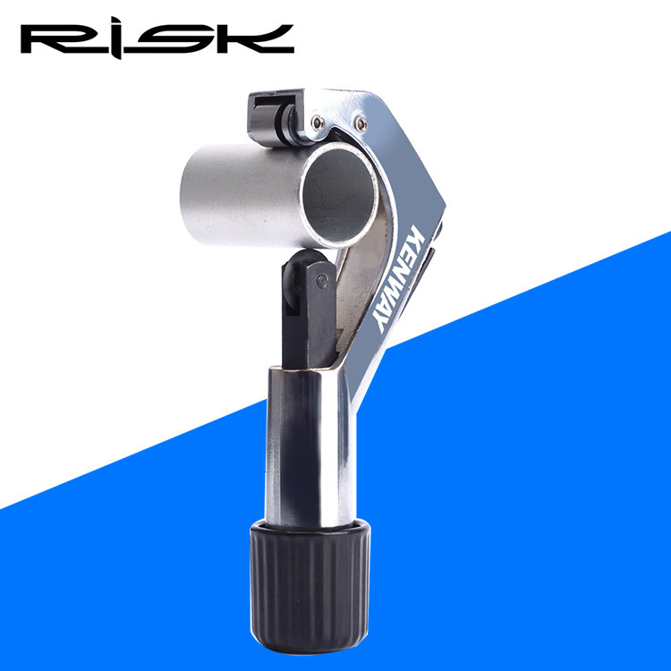 RISK Road and Mountain Bike Fork Steerer Tube Cutter Tool with Spare Blades (Set of Four)