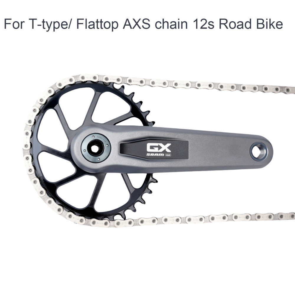 Stone Bike Chainring for AXS Flattop T-type Chain 12S 3mm Offset Direct Mount Oval for Sram X0 XX SL GX 26T To 40T Hollow Aero Style