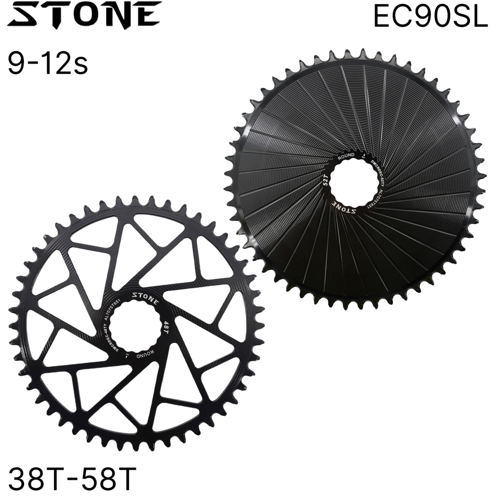 Stone Round Chainring 3.5mm Offset Direct Mount For Easton EC90 EC90SL CINCH Crankset Road Bike Gravel 9 10 11 12s speed 38t 40t 42t 48t 50t 54t aero hollow xplr