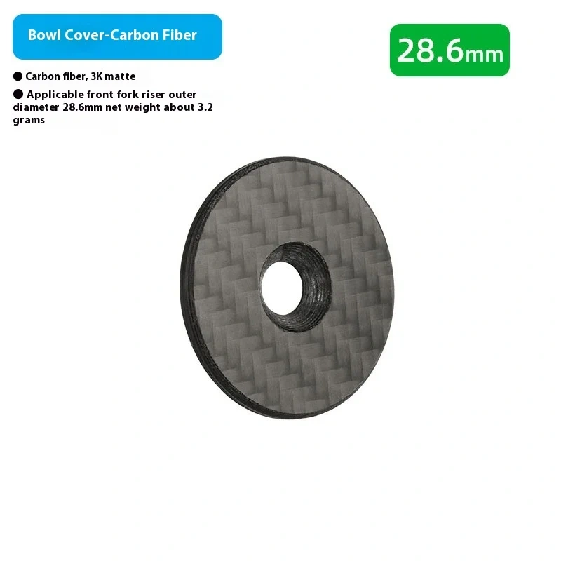 DJC Bike headset cap OD2 31.8mm  28.6mm 1.125 inch Titanium bolts carbon fiber matt  for Giant road bike use