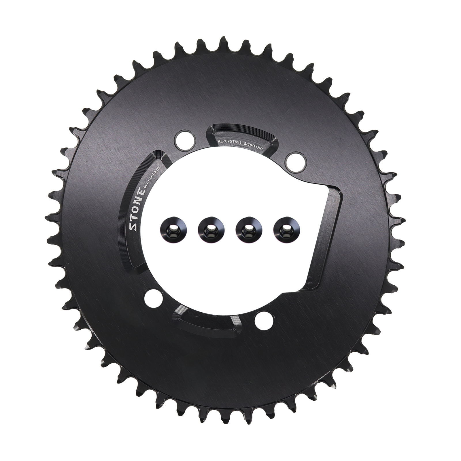 Stone Chainring 110 BCD Oval for Shimano 105 R7000 R8000 R9100 36