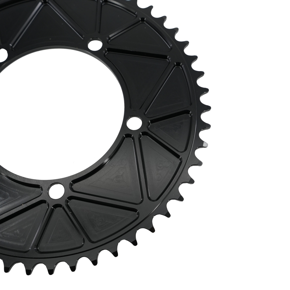 Stone Chainring 110BCD Single Speed Fixed Gear Fixie Track Bike Round 42T 46T 48T 50T 52t 54 57T 58t 59T 60t 110 bcd Chainwheel 1/2*1/8 Chain