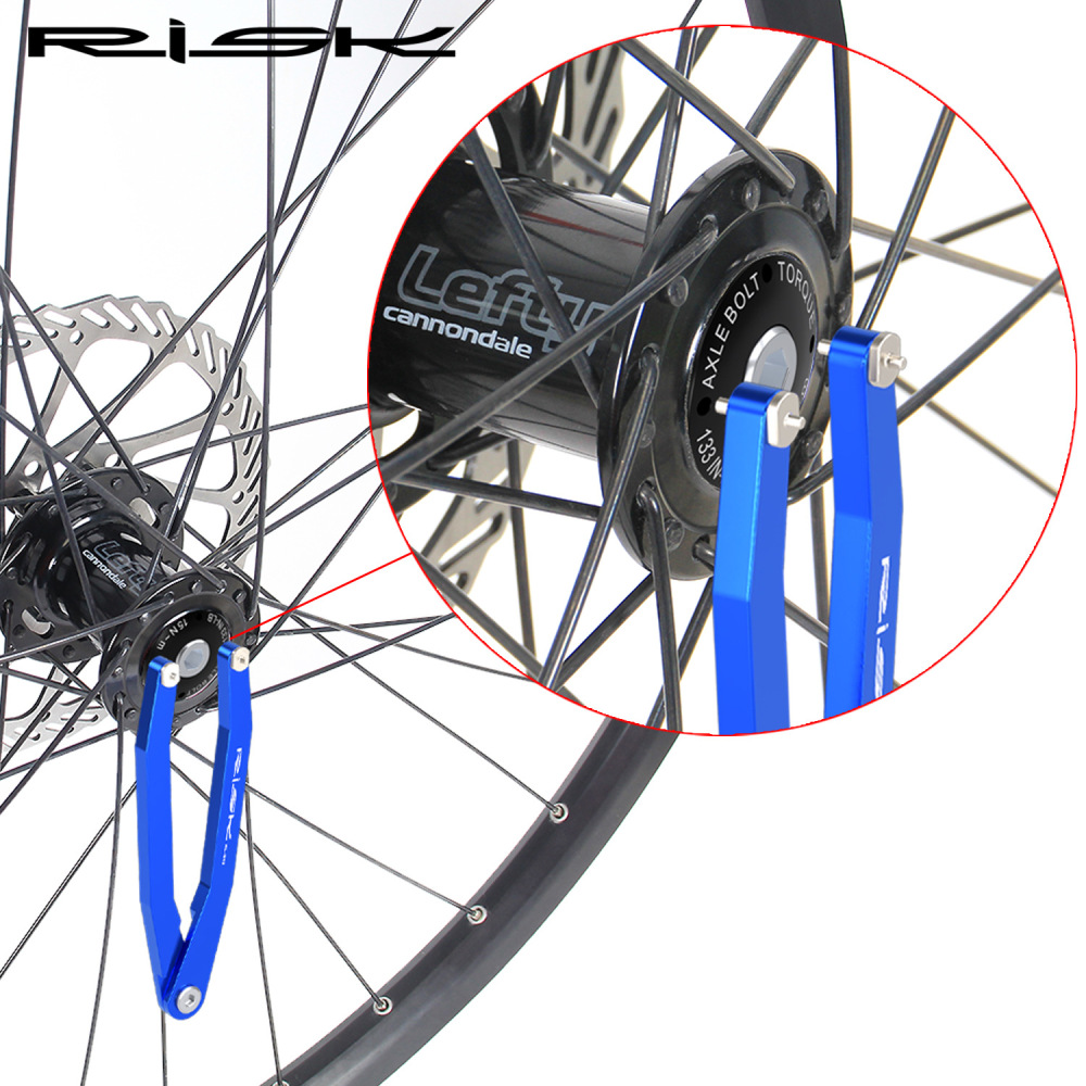 RISK Bicycle Needle Hook Wrench for NX/GX Bottom Bracket Crankset Crank Cover Removal Tool DUB Front Fork Suspension Maintenance Bolt 7-8 Installation Wrench