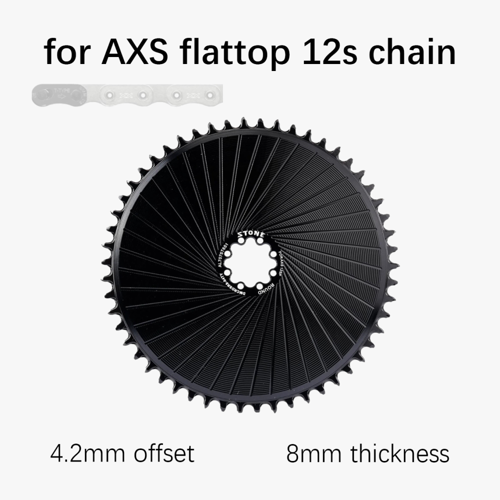 Stone 12s AXS Chainring flattop for DUB Force Red Direct Mount DM Chainring Chainwheel for Sram for Road Bike AXS 12 Speed 8 bolts non axs