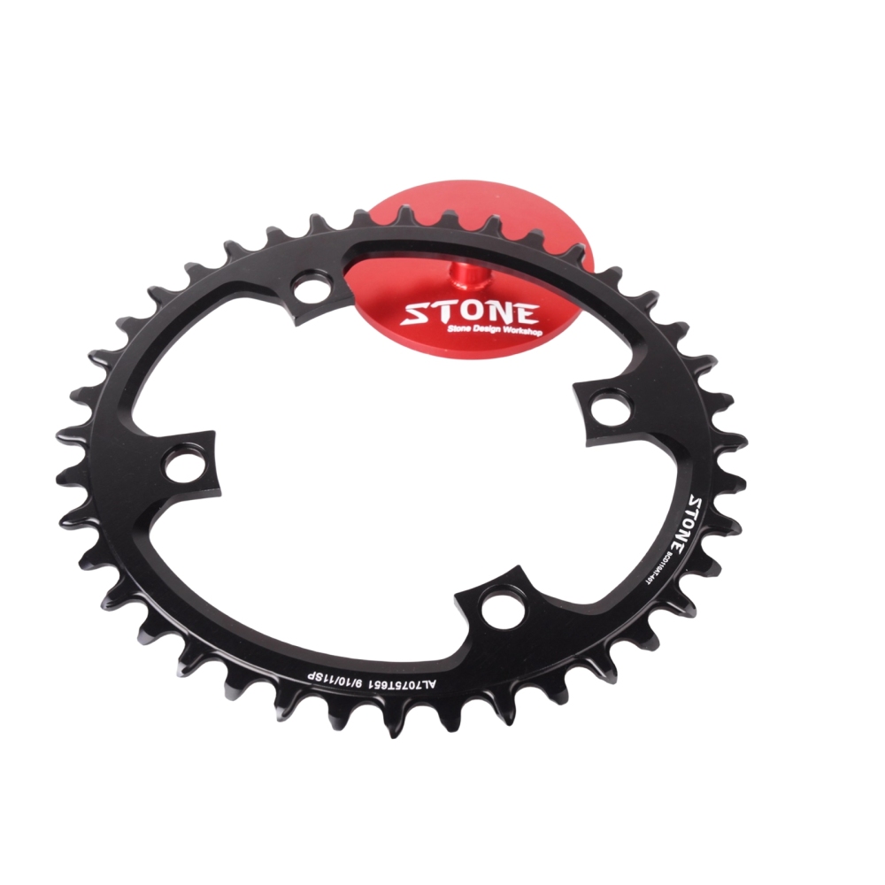 Stone Oval Chainring 110BCD for Apex Sram 4 Bolts 36 38 42T 44 46T 48 50T 54 56 58T 60 Road Bike MTB 9 10 11 12s 12 Speed