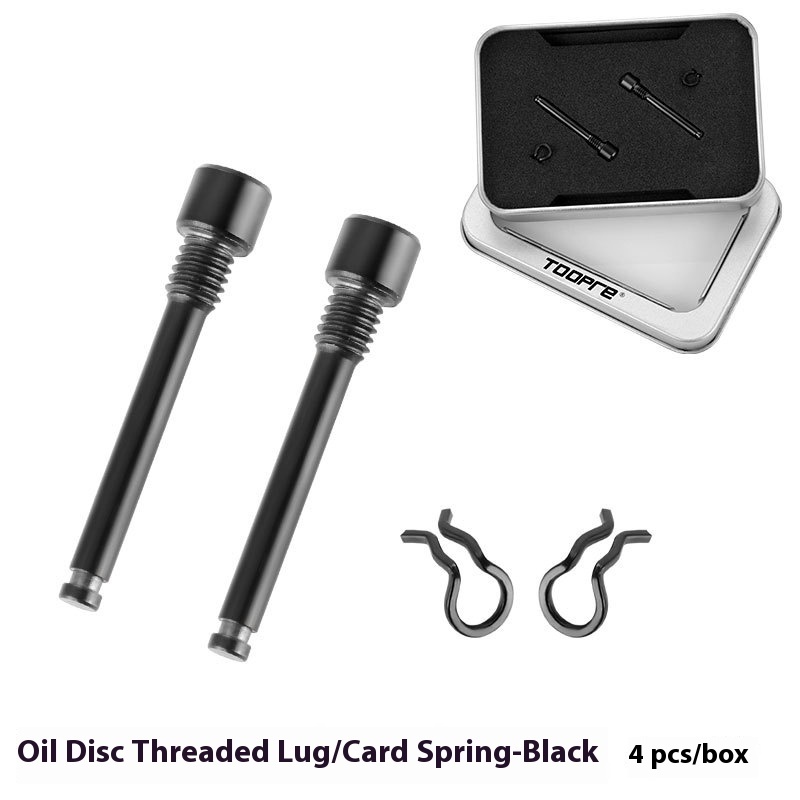 TOORPE Mountain Bike Titanium Alloy Oil Disc Pin XT XTR Disc Brake Rotor Screw Fixing Clip Spring