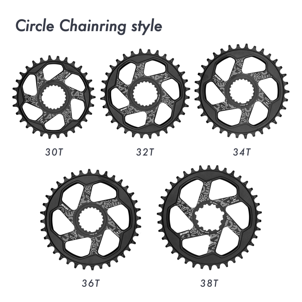 Deckas Direct Mount Chainring Round oval for 12 speed Shimano m9100 m8100 m7100 m6100 xtr 28 30 32 34 36 38T  Chainwheel  12s tool  M9200 M9220