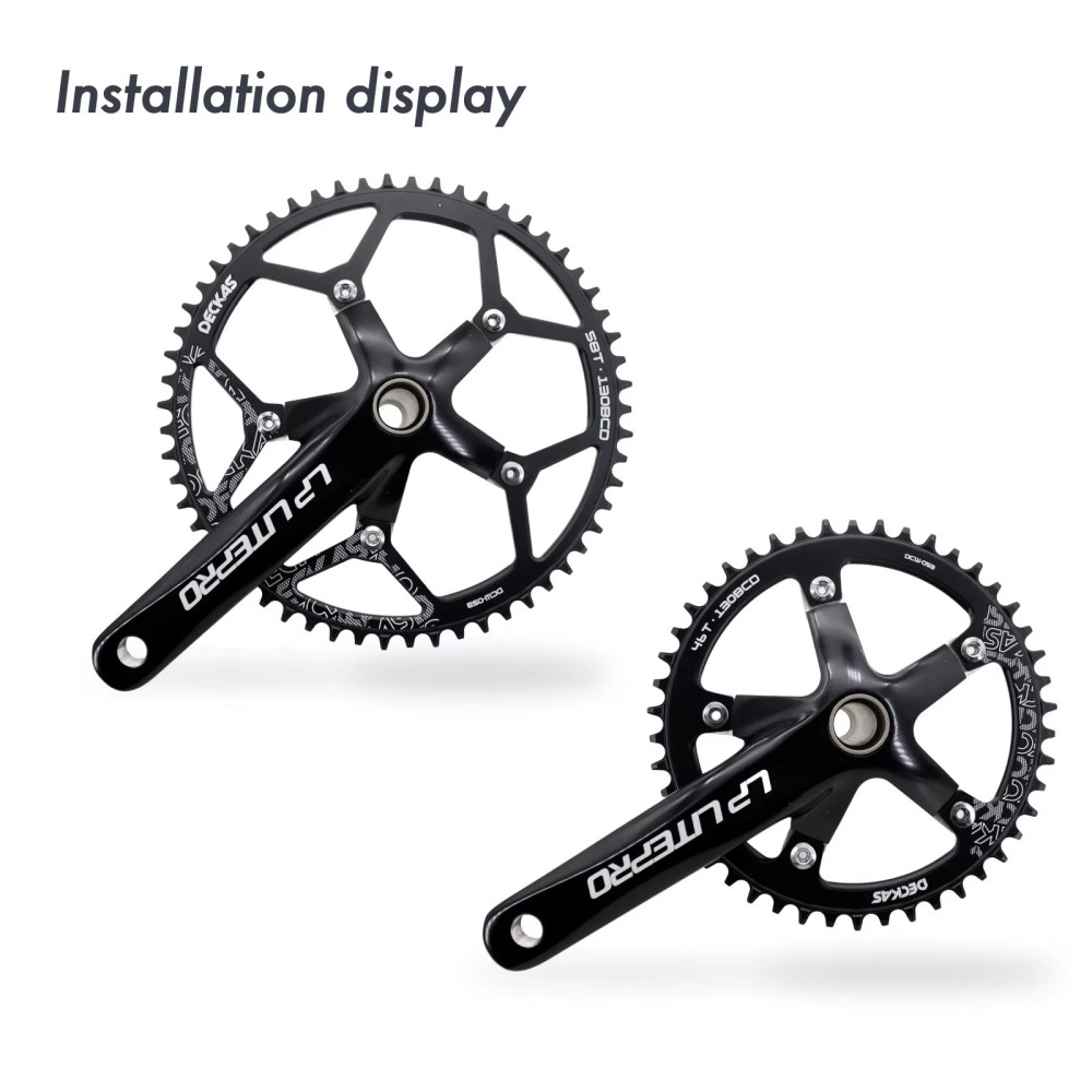 Deckas Chainring 130BCD Round  for shimano 5700 6700 Road Bike folding bike 130bcd for sram red 40 42 44 46 48 50 52 54 56 58T