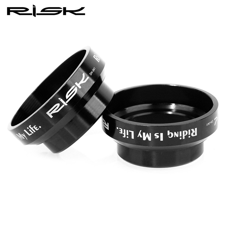 RISK 34mm Straight Tube Headset Bearings Road/Fixed Gear Bike 28.6mm External Headset Fork Assembly