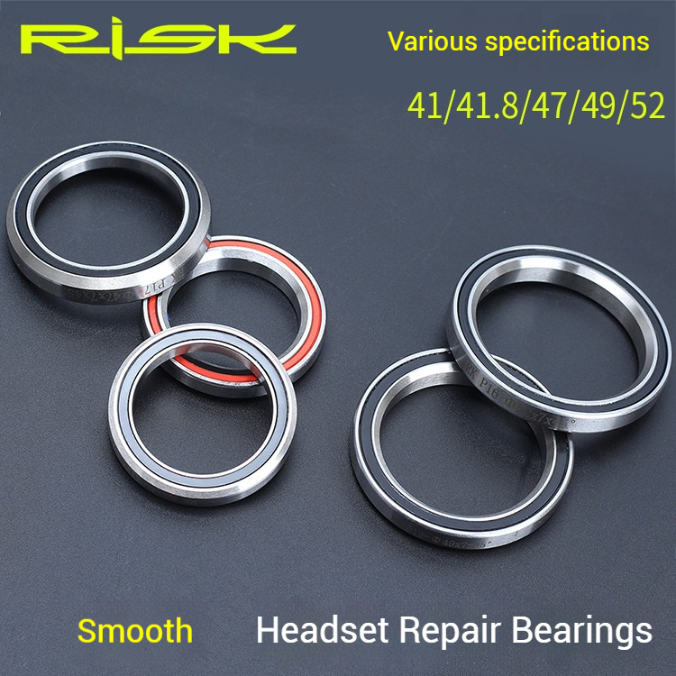 RISK 41/41.8/42/47/49/51/52mm Bicycle 44mm Headset Bearing Conversion Kit Double Bearings