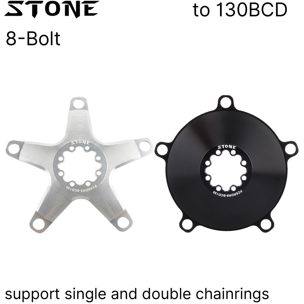 STONE 8-Bolt to 130BCD Chainring Adapter Spider for SRAM AXS FORCE RED RIVAL QUARQ Crank Road Bike 12 Speed 1x 2x Converter