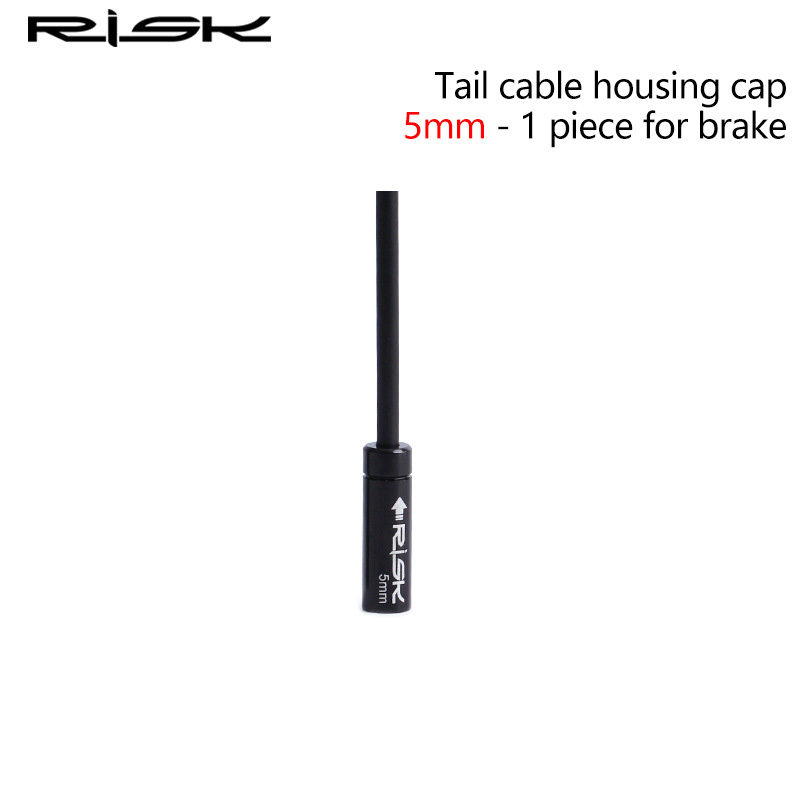 RISK Mountain/Road Bike Aluminum Alloy Oil Injection Needle Cap for Gear and Brake Cable Dustproof and Waterproof End Cap RC306