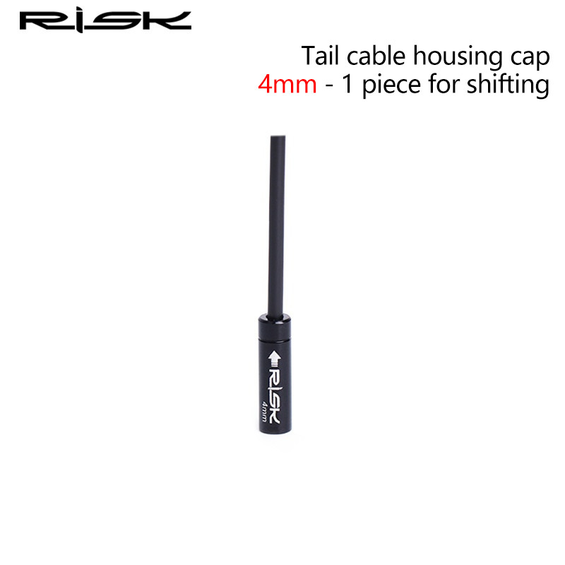RISK Mountain/Road Bike Aluminum Alloy Oil Injection Needle Cap for Gear and Brake Cable Dustproof and Waterproof End Cap RC306