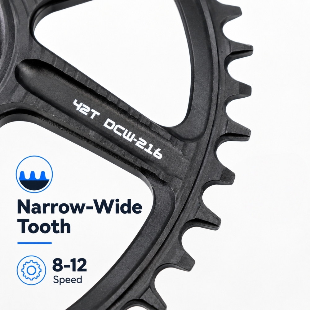Deckas Chainring for Gravel Rival GXP Force 11 22 Direct Mount DM Chainring hollow tooth plate for Sram road bike 40 42 44 46